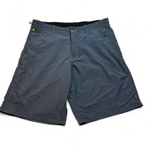 Howler Brothers gray horizon hybrid nylon summer shorts size 35x10